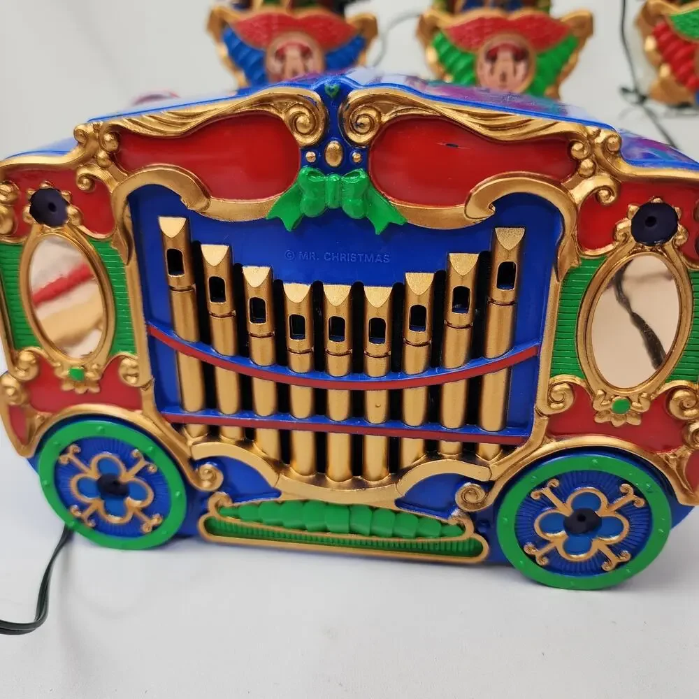 Mr. Christmas 1993 Mickey Holiday Carousel • Tested Works • Animated Ornaments